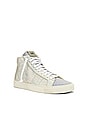 view 2 of 6 Star High Top Sneaker in Silver & Lilac