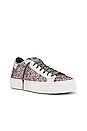 view 2 of 6 Thea Sneaker in Pink Glitter
