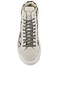 view 4 of 6 Star High Top Sneaker in Silver Python