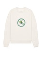 view 1 of 3 Flyer Terry Crew Sweatshirt in Ecru