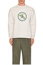 view 3 of 3 Flyer Terry Crew Sweatshirt in Ecru