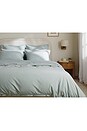 view 2 of 3 Percale Duvet Cover in Spa
