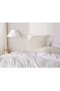 view 2 of 3 Brushed Cotton Top Sheet in White