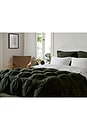view 3 of 3 Organic Cotton Puff Comforter in Evergreen