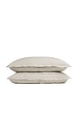 view 1 of 3 Linen Sham Set in Bone