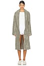 view 3 of 9 Classic Turkish Cotton Robe in Stone