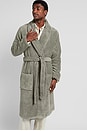 view 8 of 9 Classic Turkish Cotton Robe in Stone