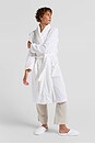 view 3 of 7 Classic Turkish Cotton Robe in White