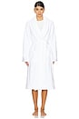 view 4 of 11 Classic Turkish Cotton Robe in White
