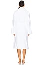 view 6 of 11 Classic Turkish Cotton Robe in White