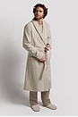 view 3 of 7 Classic Turkish Cotton Robe in Bone