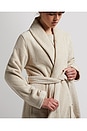 view 6 of 7 Classic Turkish Cotton Robe in Bone
