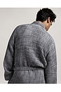 view 3 of 3 Waffle Robe in Grey