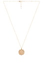 view 1 of 2 Halo Coin Necklace in Gold