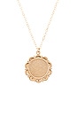 view 2 of 2 Halo Coin Necklace in Gold