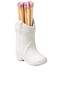 view 1 of 3 Cowboy Boot Match Holder in White