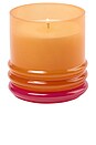 view 3 of 5 Stack Glass Candle in Infrared Mango