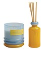 view 3 of 3 Stack Glass Candle in Zesty Lemon