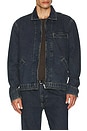 view 3 of 4 Mauricio Denim Zip Up Jacket in Abaron