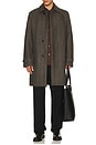 view 3 of 3 Brunetti Herringbone Coat in Camel & Black