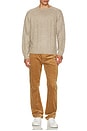 view 5 of 5 Normandie Straight Corduroy Pant in Palomino