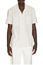 view 1 of 5 CAMISA JACOBSON in Blue Ivory Stripe