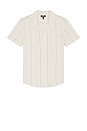 view 4 of 5 CAMISA JACOBSON in Blue Ivory Stripe