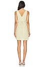 view 3 of 4 Juanita Dress in Pale Olive & Seashell