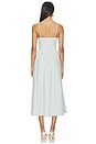 view 3 of 4 Natalee Dress in Surf/white