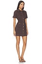 view 2 of 4 Clementine Dress in Rich Chocolate