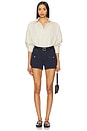 view 5 of 6 Olivia Cargo Short in Vintage Navy Seascape