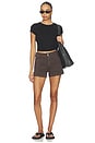 view 5 of 6 Olivia Short in Rich Chocolate