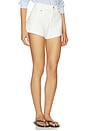 view 2 of 6 Isa Mini Patch Pockets Short in Tonal Ecru