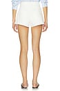 view 4 of 6 Isa Mini Patch Pockets Short in Tonal Ecru