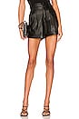 view 1 of 4 Blanka Faux Leather Short in Black