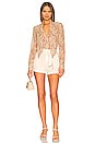 view 4 of 4 Anessa Pleated Waistband Short in Quartz Sand