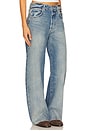 view 2 of 6 Arellia Barrel Leg Jeans With Covered Buttonfly in Terrin