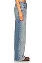 view 3 of 6 Arellia Barrel Leg Jeans With Covered Buttonfly in Terrin