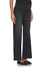 view 2 of 6 Anessa Maternity Wide Leg Jeans in Viper Black Distressed