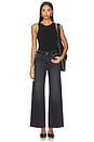 view 5 of 6 Anessa Wide Leg Jeans in Viper Black Distressed
