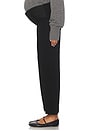 view 3 of 6 Anessa Maternity Wide Leg Jeans in Black Shadow