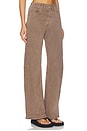 view 2 of 6 Arellia Skimmer Outseam Panels Jeans in Vintage Canewood
