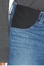 view 7 of 6 Anessa Maternity Wide Leg Jean in Monaco Mist