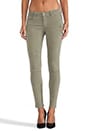 view 1 of 7 Denim Marley Skinny in Army Green in Fatigue Green