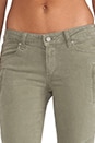 view 4 of 7 Denim Marley Skinny in Army Green in Fatigue Green
