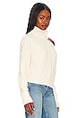 view 2 of 4 Cropped Cable Knit Raundi in Ivory