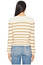 view 3 of 4 Oberon Cardigan in Ivory & Biscotti