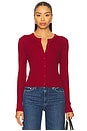 view 1 of 4 Acqua Cardigan in Cranberry
