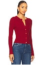 view 2 of 4 Acqua Cardigan in Cranberry
