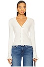 view 1 of 4 Demetra Cardigan in Antique White